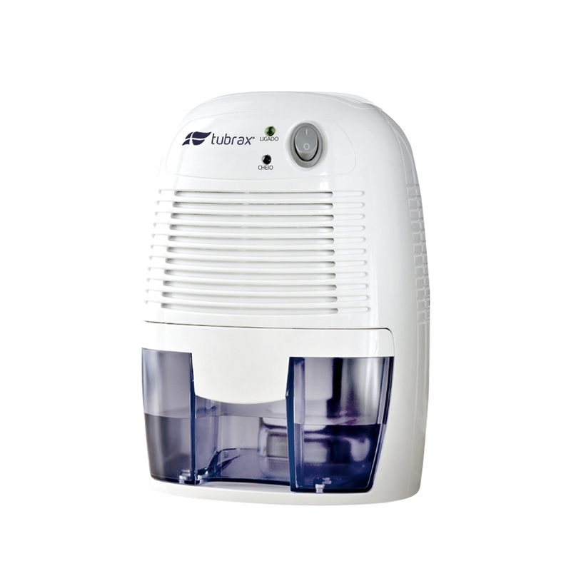 Mini Desumidificador de Ar Elétrico 127-220v Antimofo 500ml Tubrax