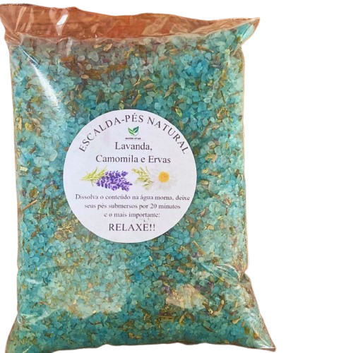 Escalda Pés Lavanda com Camomila e Ervas